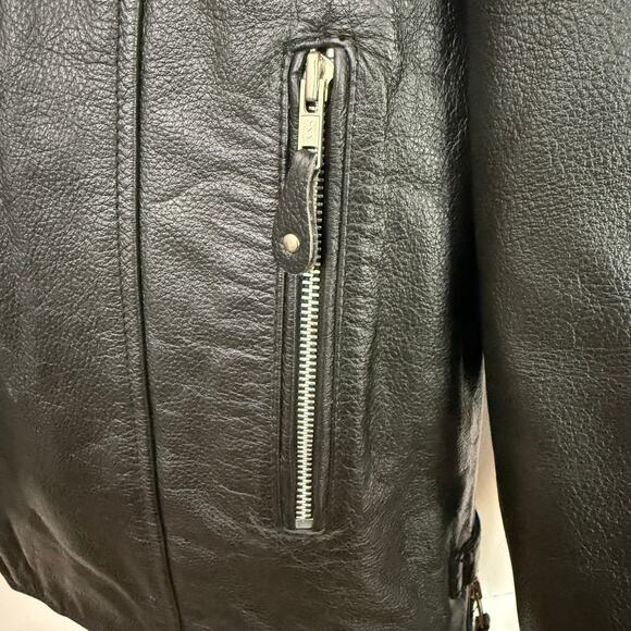 Street & Steel Scooter Leather Jacket - Size Large - Picture 8 of 15